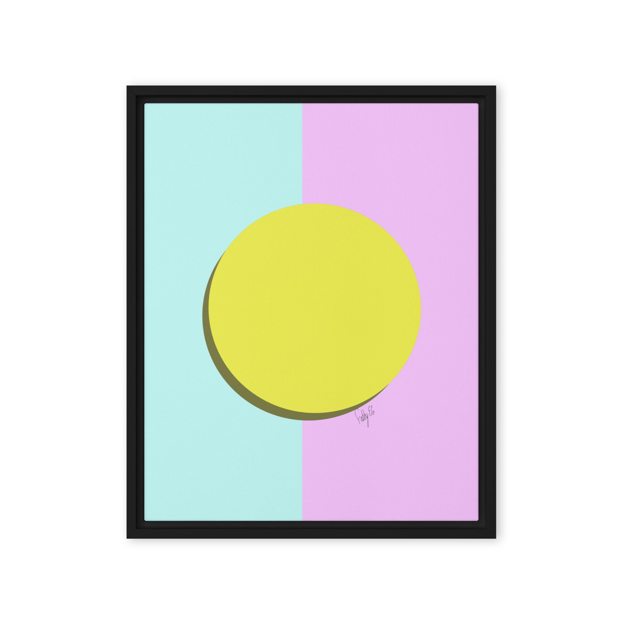 Equal Pay, give me what you owe me framed canvas