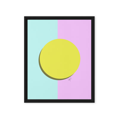 Equal Pay, give me what you owe me framed canvas