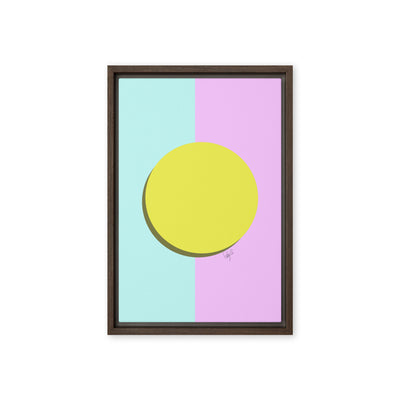 Equal Pay, give me what you owe me framed canvas