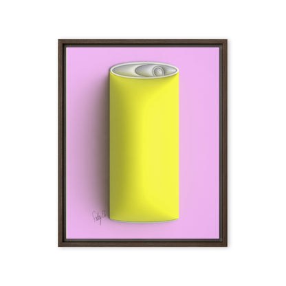 Fun soda 3D framed canvas