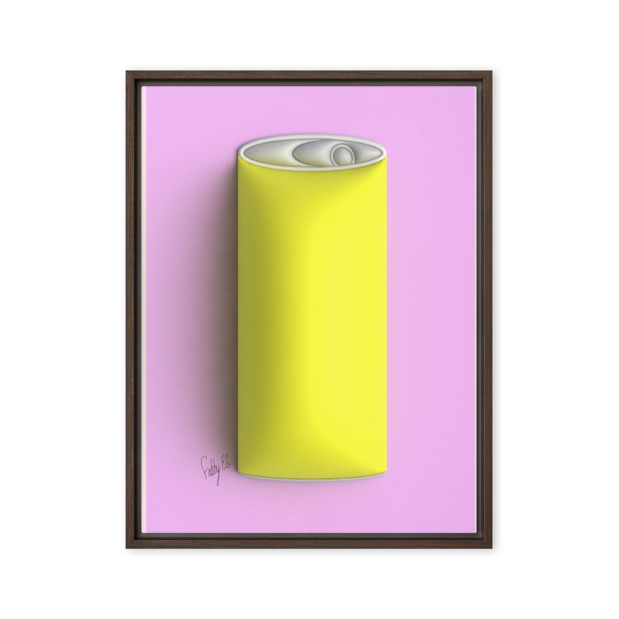 Fun soda 3D framed canvas