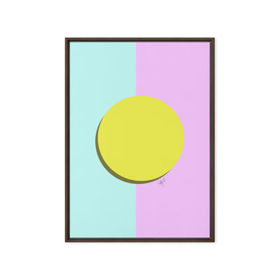 Equal Pay, give me what you owe me framed canvas