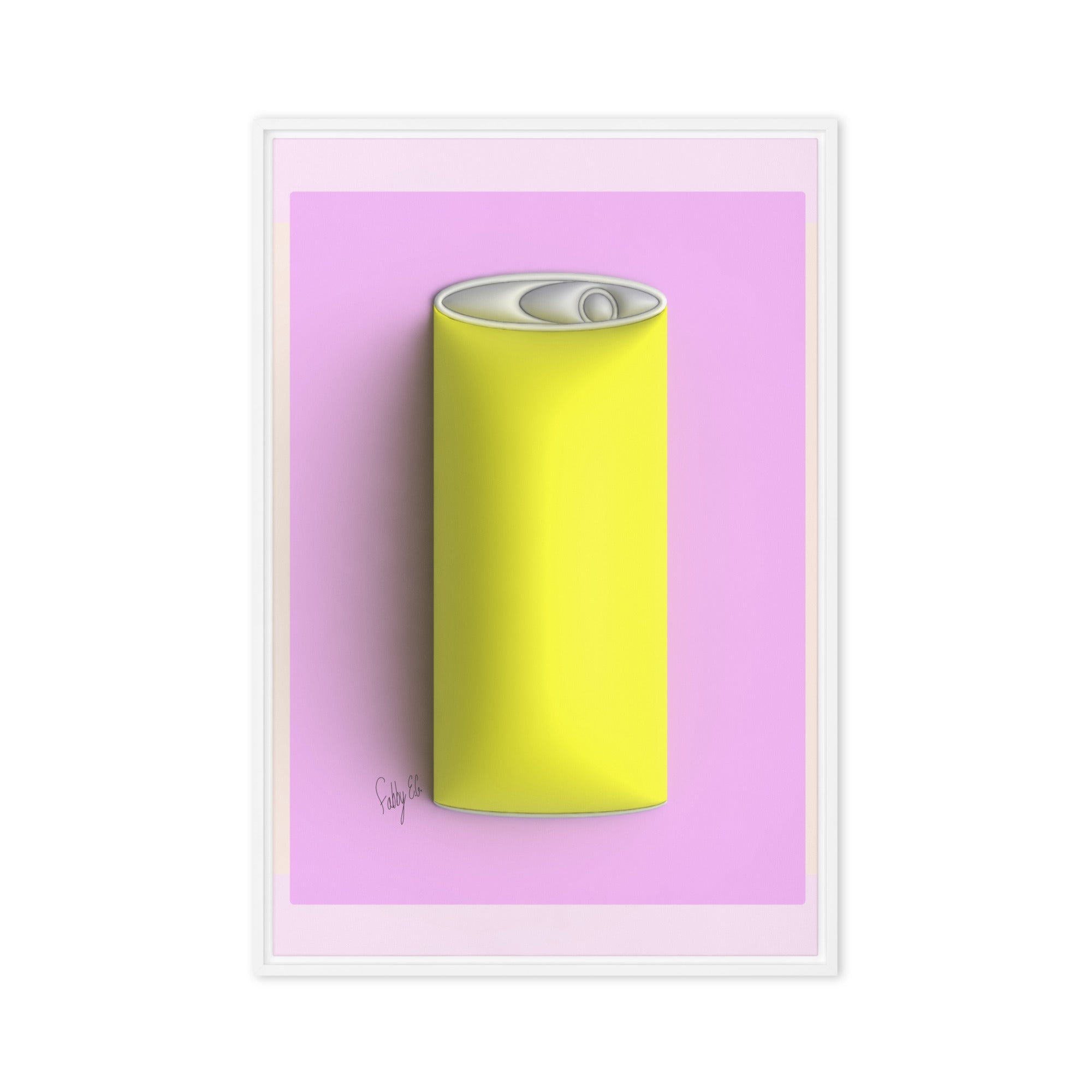 Fun soda 3D framed canvas