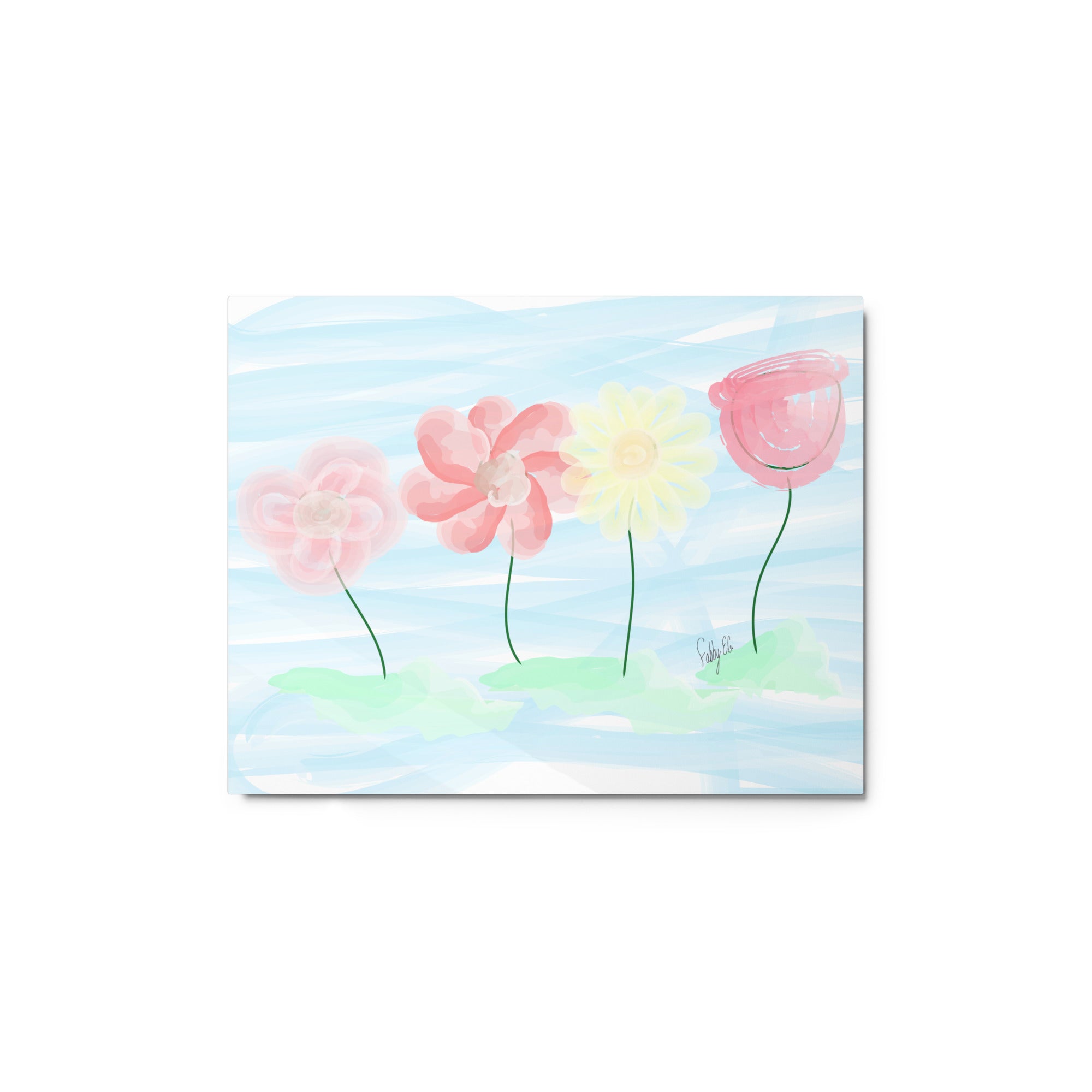 Buy myself flowers metal prints