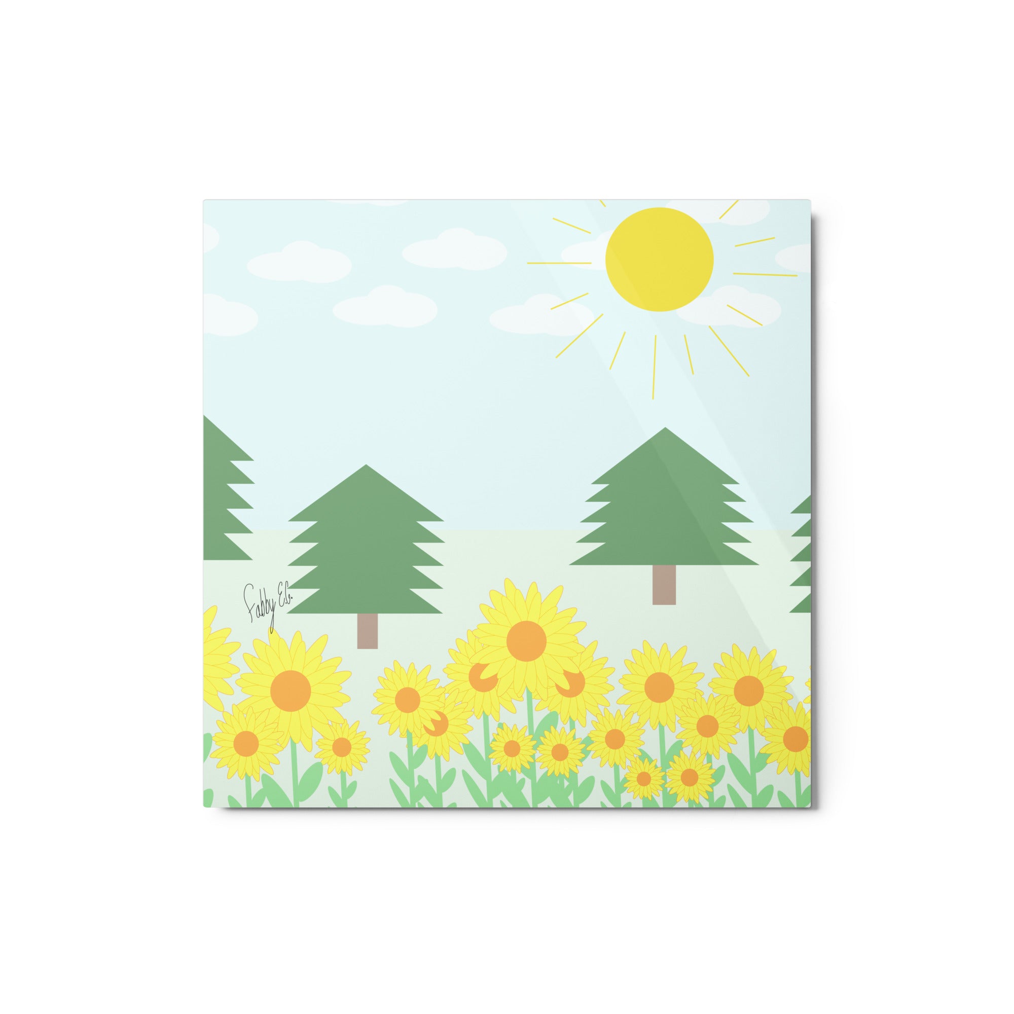 Peace day (horizontal) metal prints