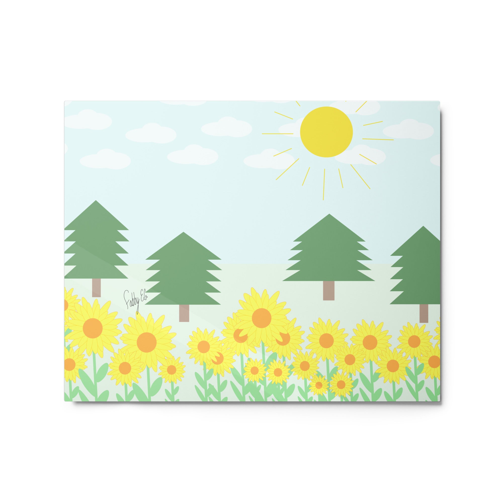 Peace day (horizontal) metal prints