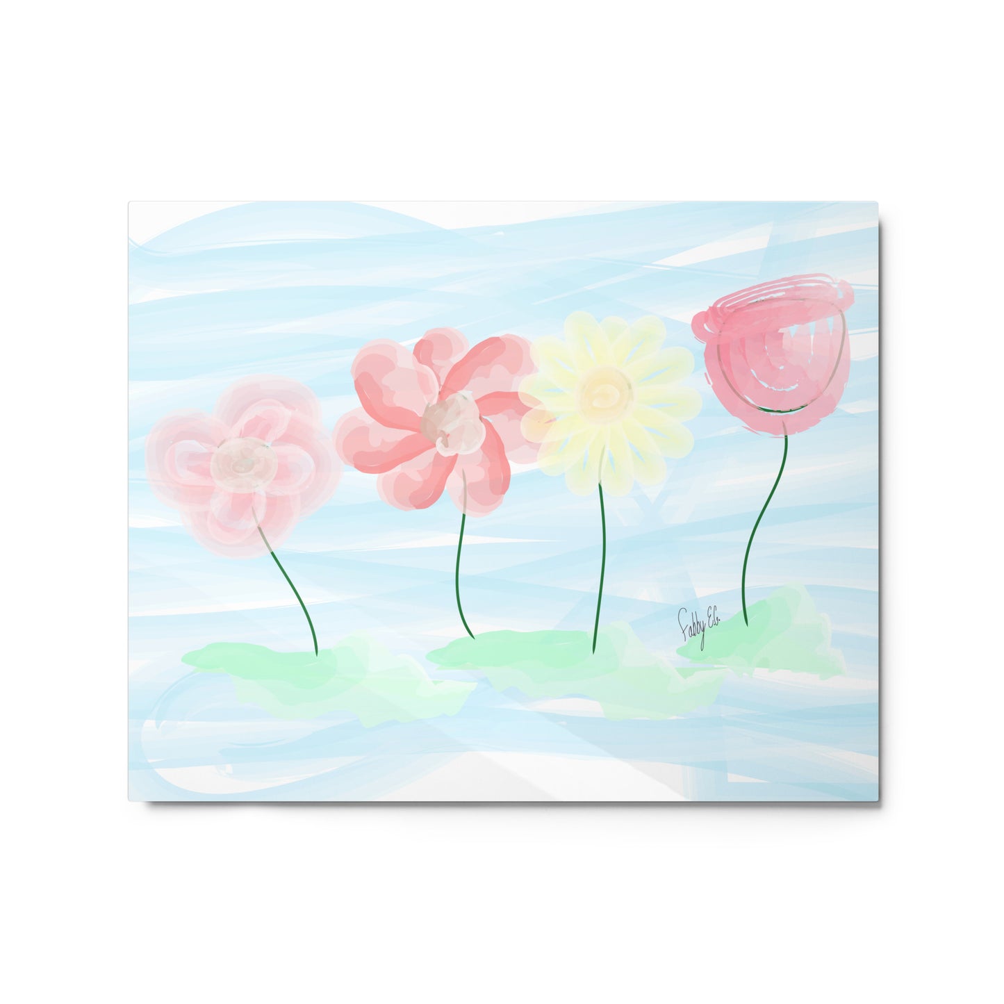 Buy myself flowers metal prints