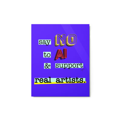Say no to AI metal prints