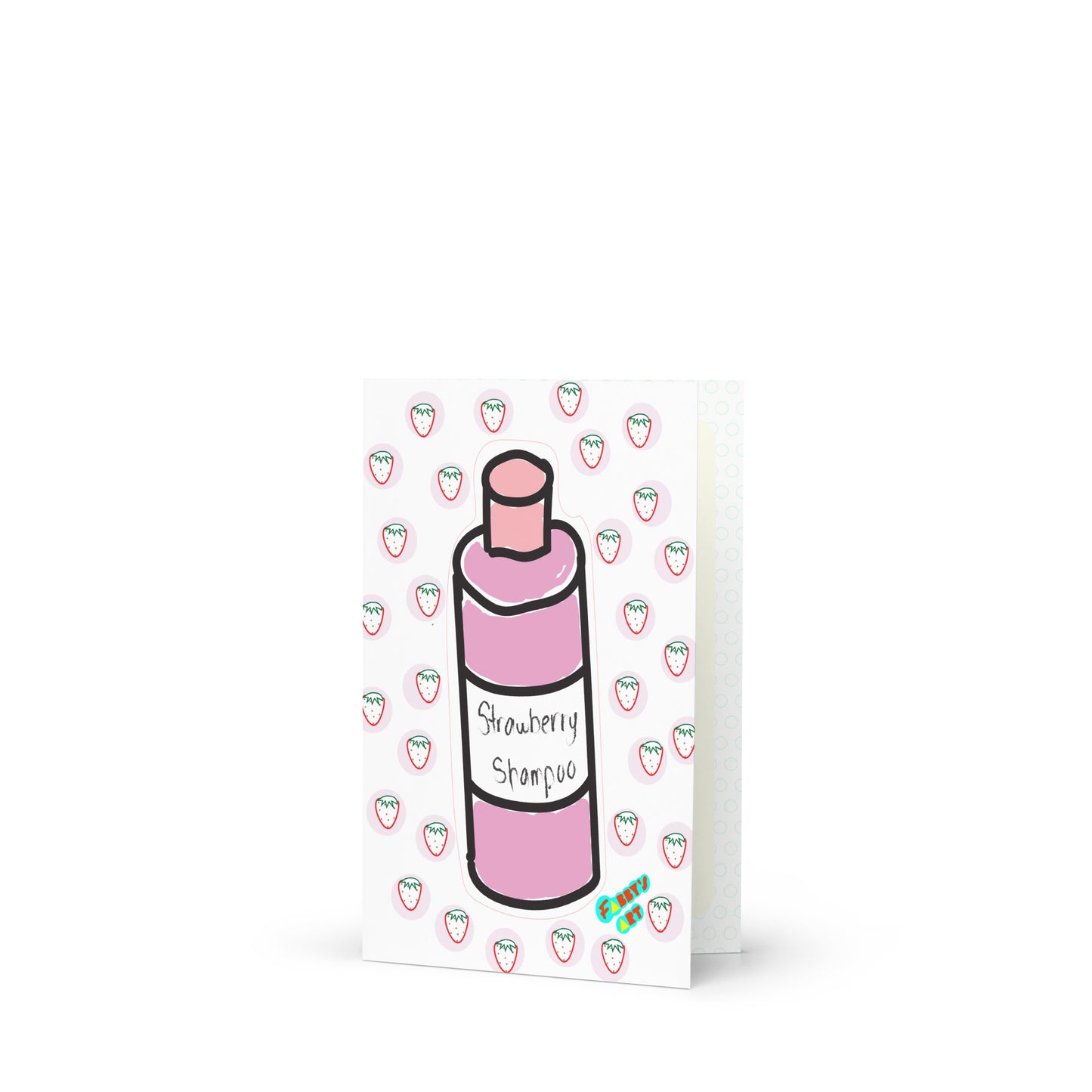 Strawberry shampoo, Greeting card