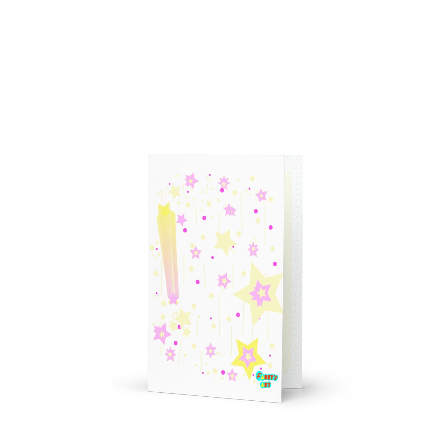 Yellow stars, Greeting Card