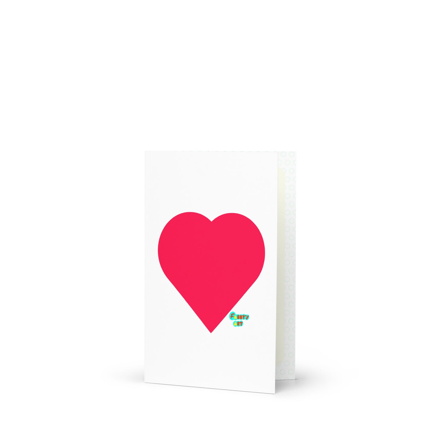 Red heart, Greeting Card