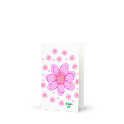 Pink Flower, Greeting Card