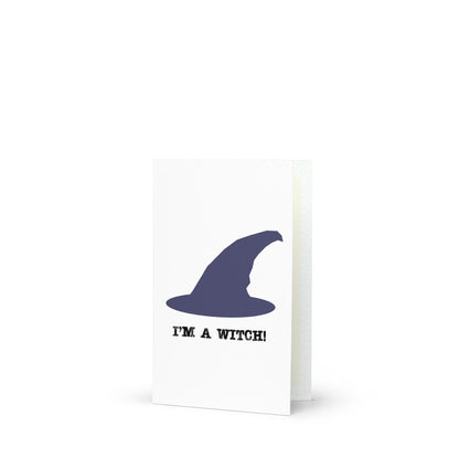 I’m a witch!, Greeting Card