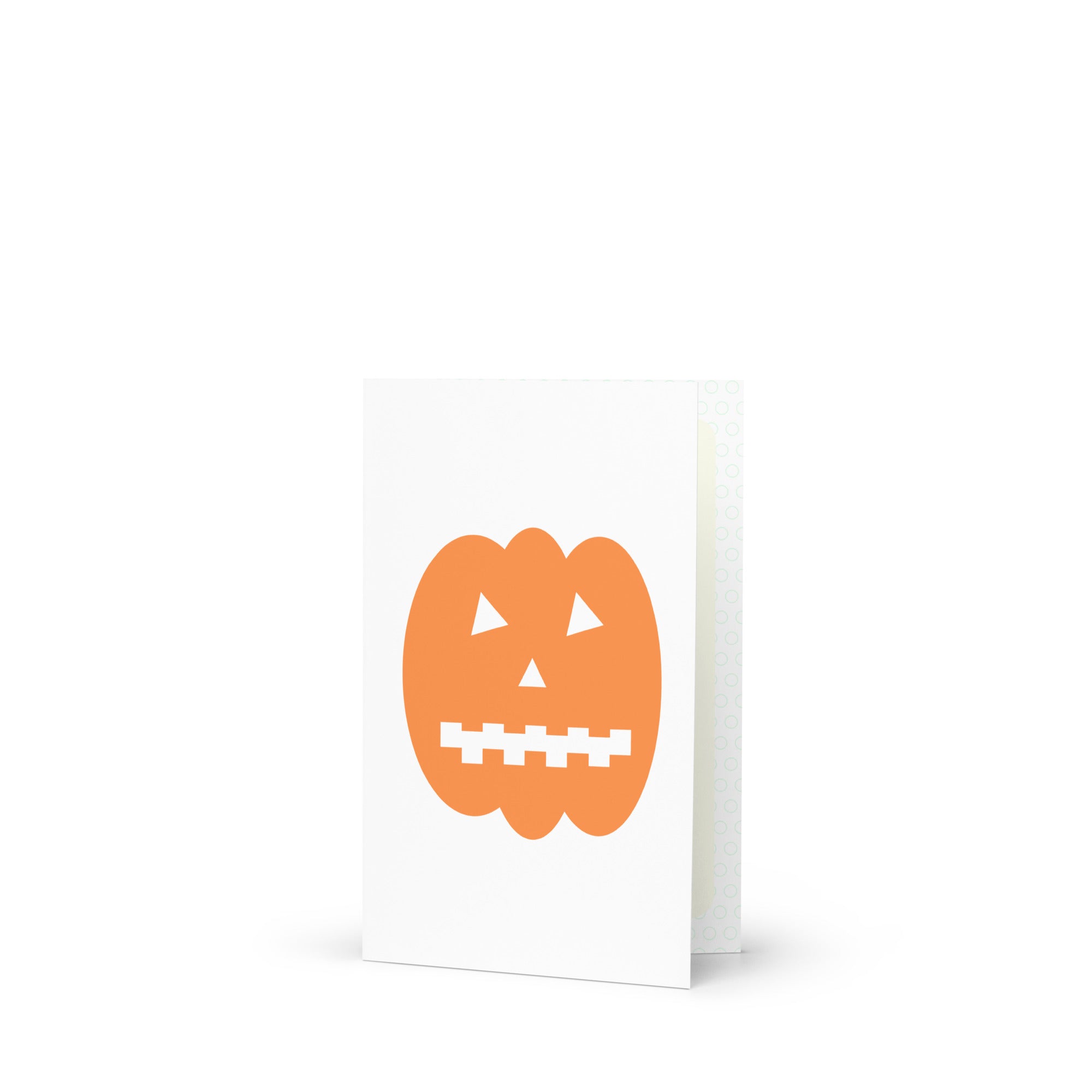 Spooky pumpkin, Greeting Card