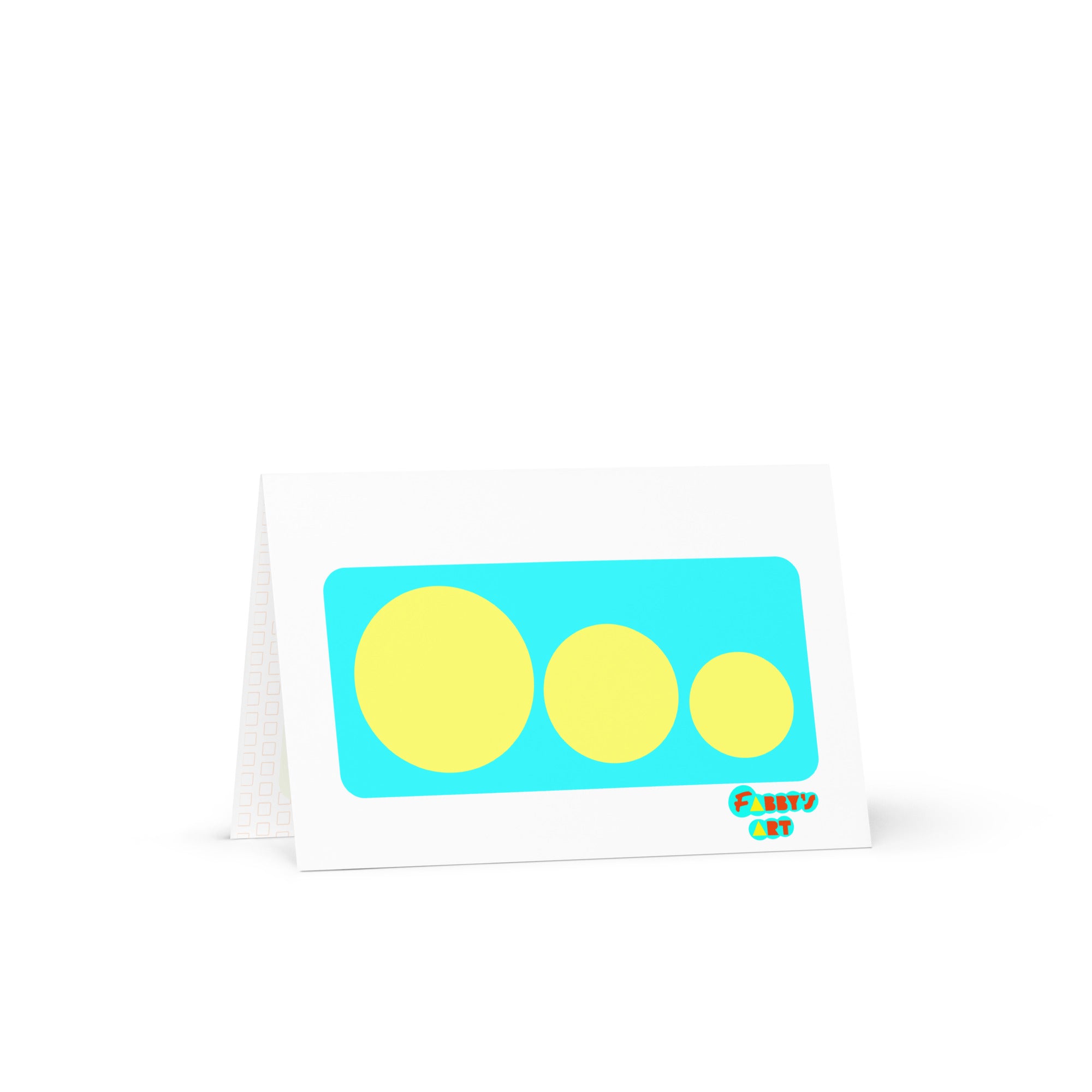 This escalated quickly cyan blue, Greeting Card