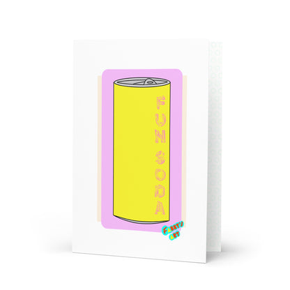 Fun soda 2D, Greeting Card