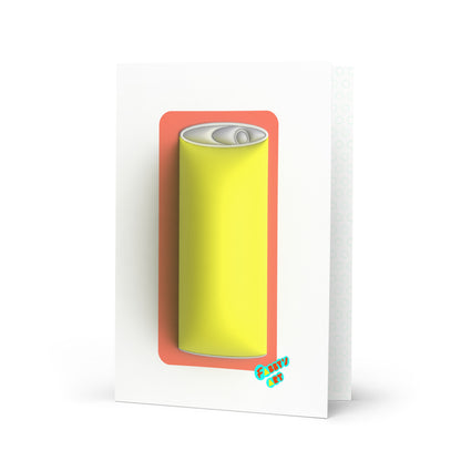 Fun soda 3D, Greeting Card