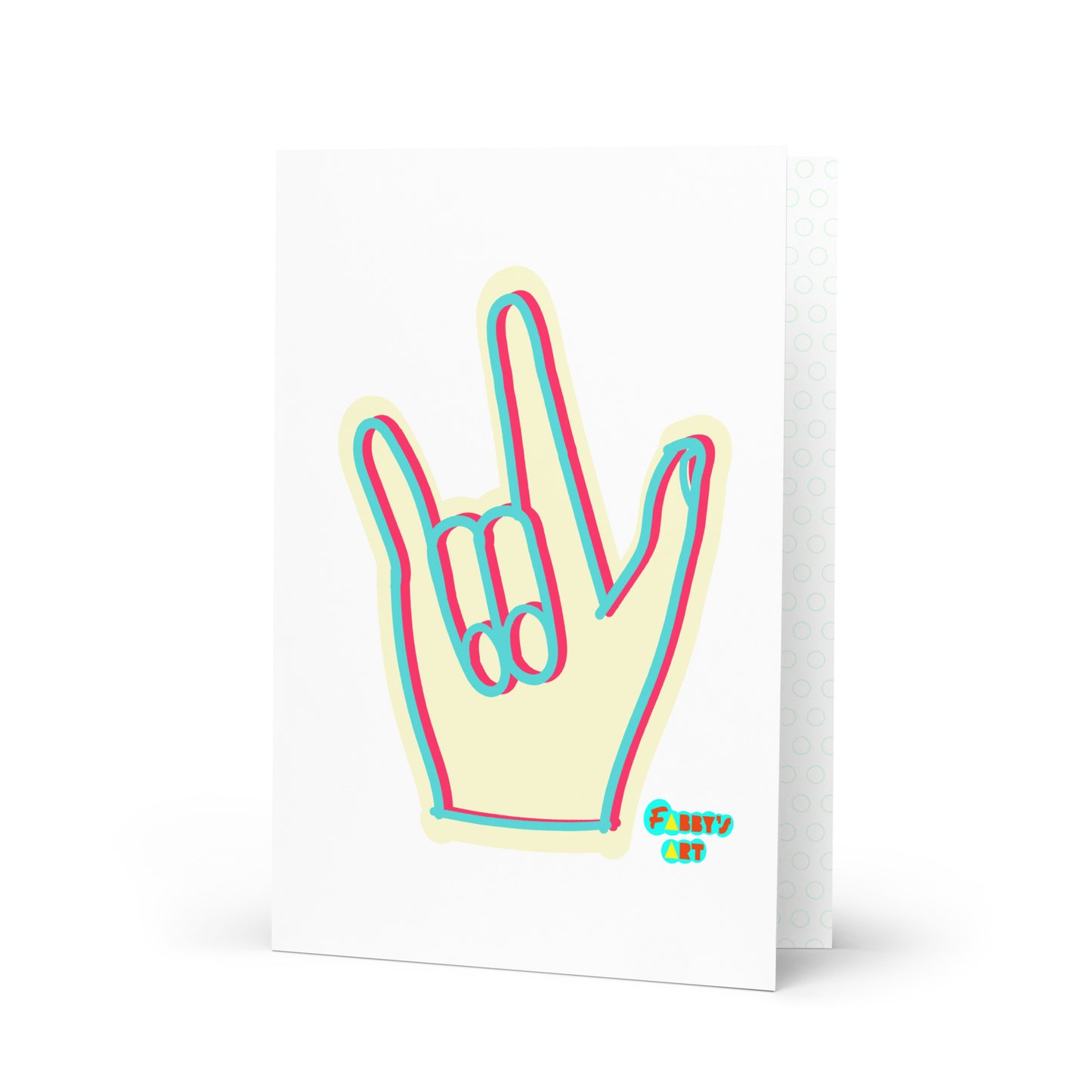 I love you sign language, Greeting Card