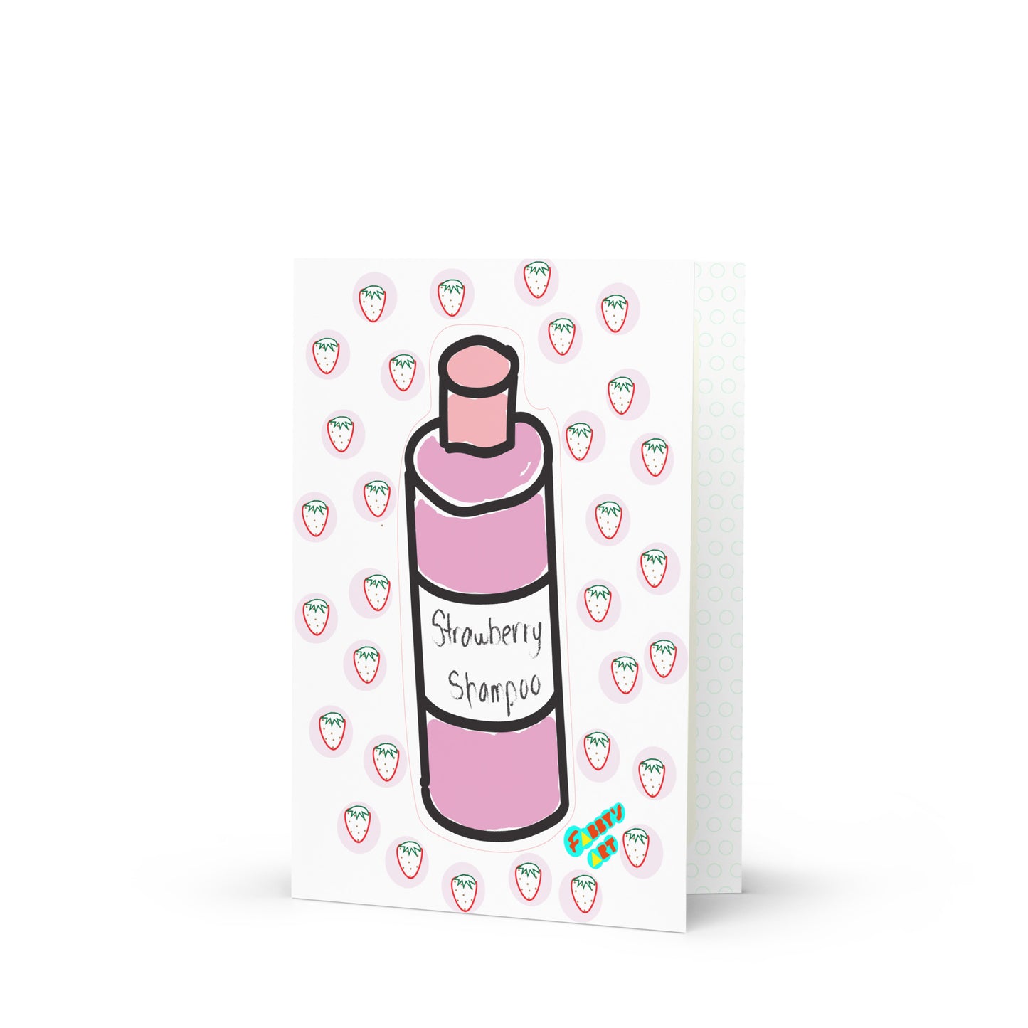 Strawberry shampoo, Greeting card