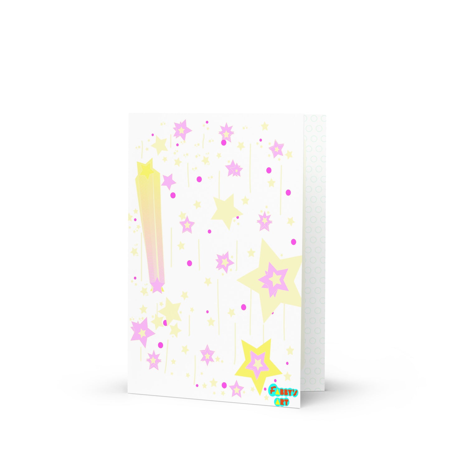 Yellow stars, Greeting Card