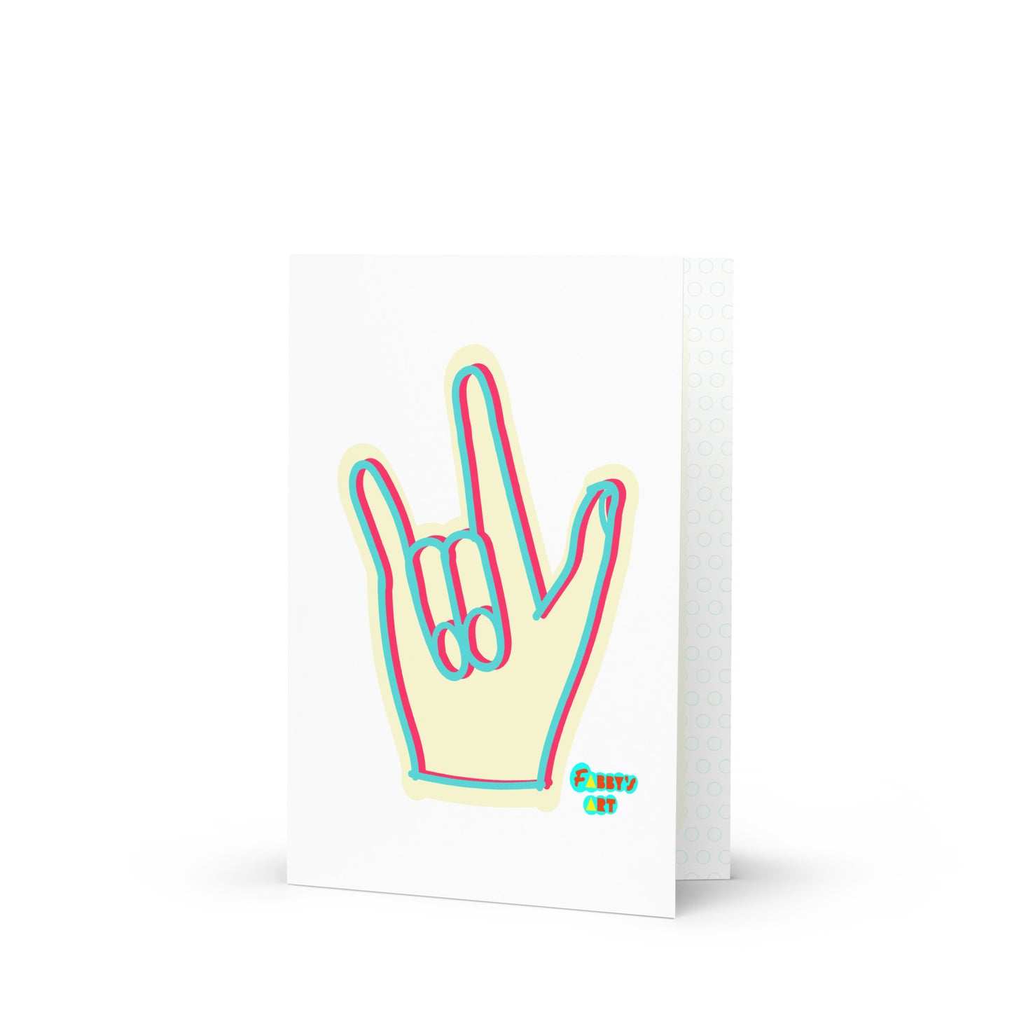 I love you sign language, Greeting Card