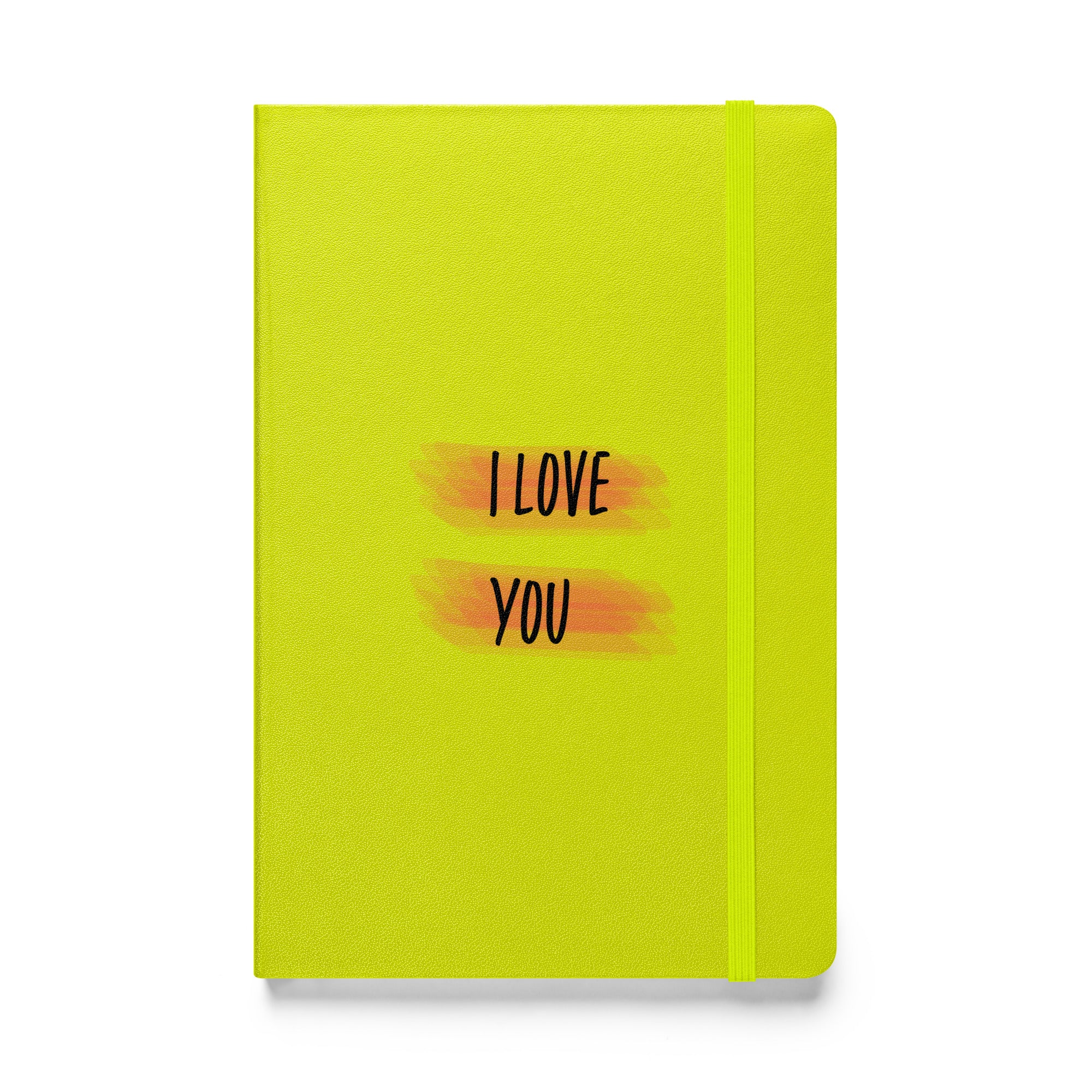 I love you Hardcover bound notebook
