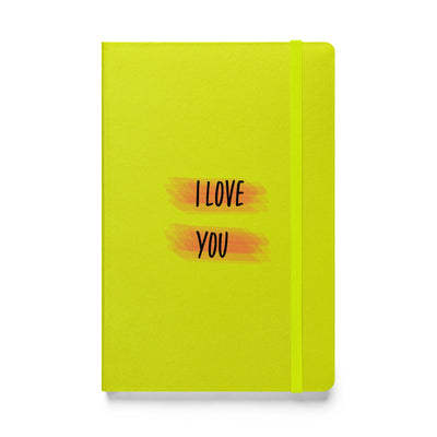 I love you Hardcover bound notebook