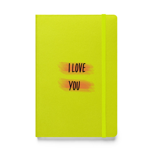 I love you Hardcover bound notebook