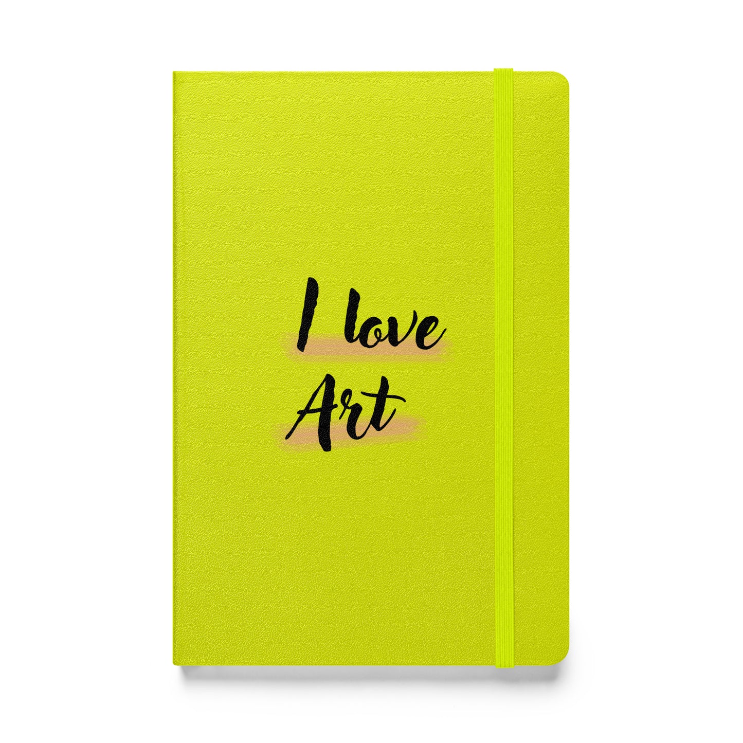 I love art Hardcover bound notebook