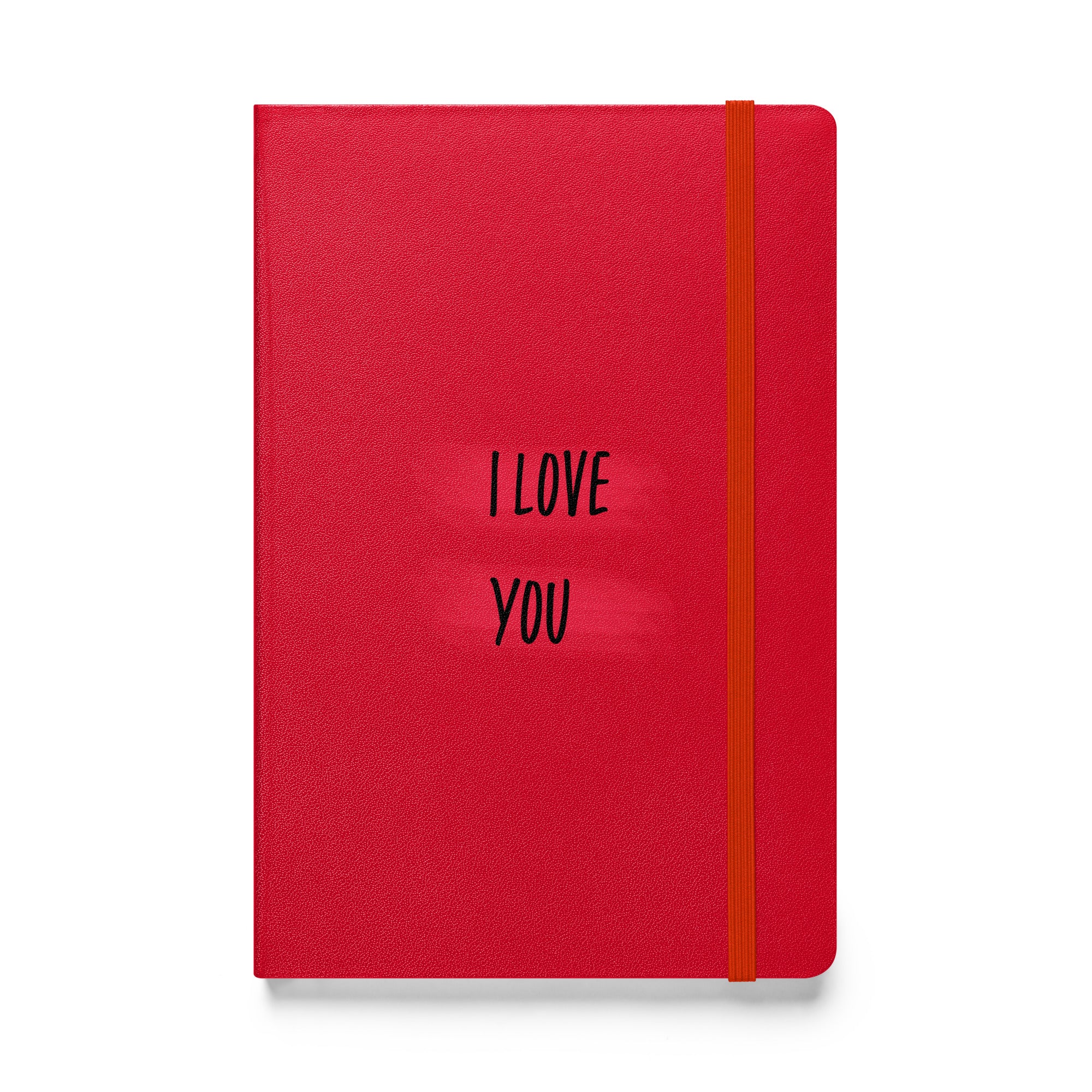 I love you Hardcover bound notebook