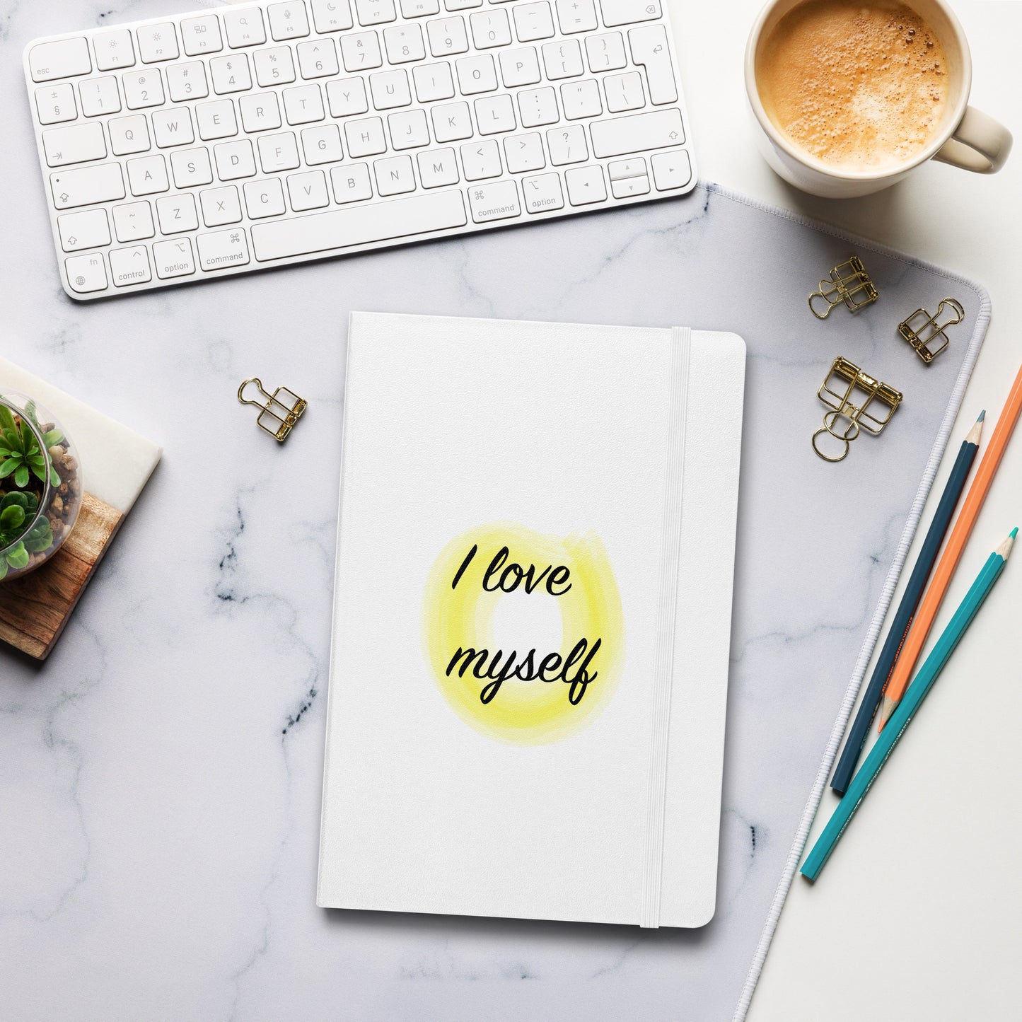 I love myself Hardcover bound notebook