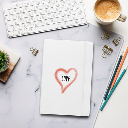 Love Hardcover bound notebook