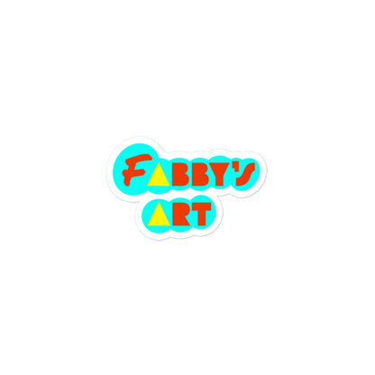 Fabby’s Art, Kiss-Cut Sticker