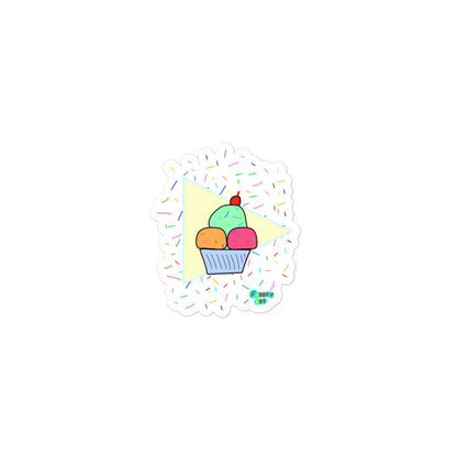 Ice cream time, Kiss-Cut Sticker