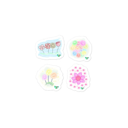 Kiss-Cut Stickers Group Designs 5: flowers in season