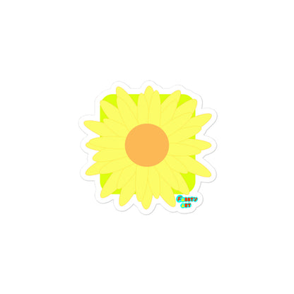 Sunflower, Kiss-Cut Sticker