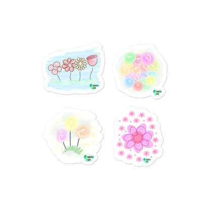 Kiss-Cut Stickers Group Designs 5: flowers in season