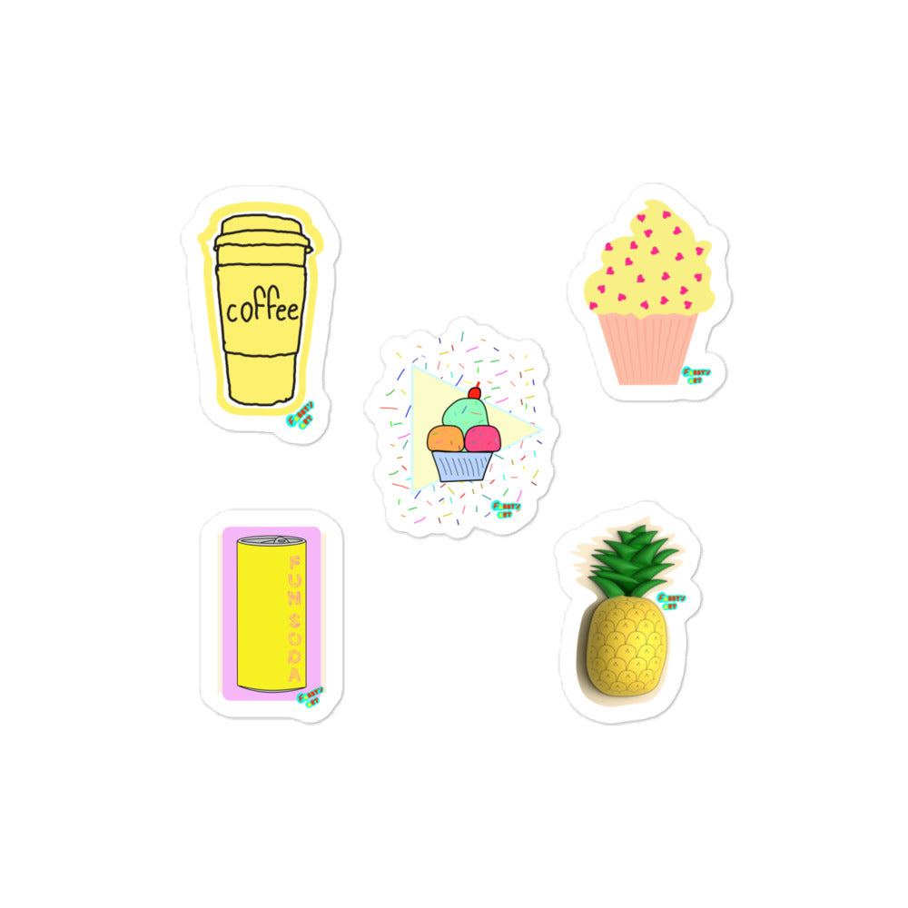 Kiss-Cut Stickers Group Designs 9: food cravings