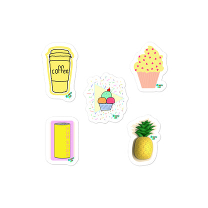 Kiss-Cut Stickers Group Designs 9: food cravings