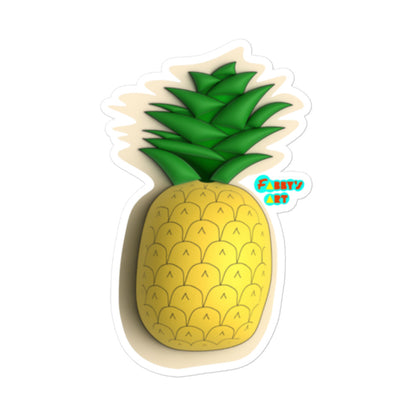 Pineapple 3D, Kiss-Cut Sticker