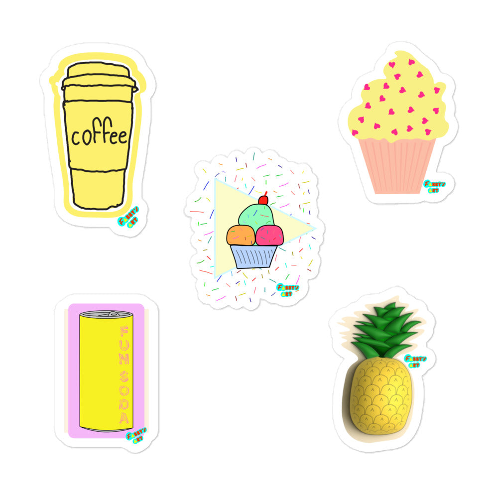 Kiss-Cut Stickers Group Designs 9: food cravings