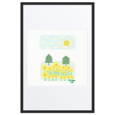 Peace day, Framed poster with Mat