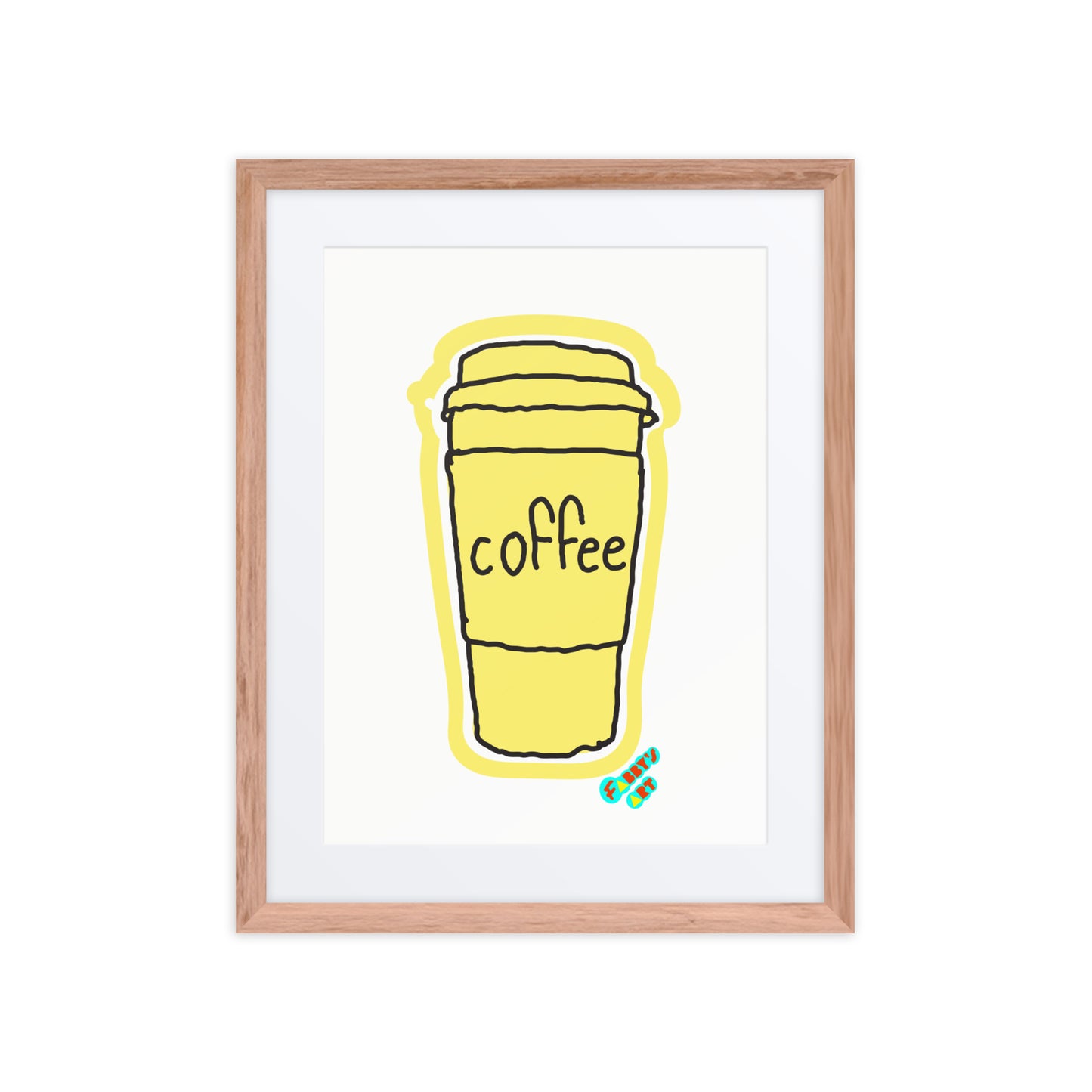 Coffee, Framed poster with Mat