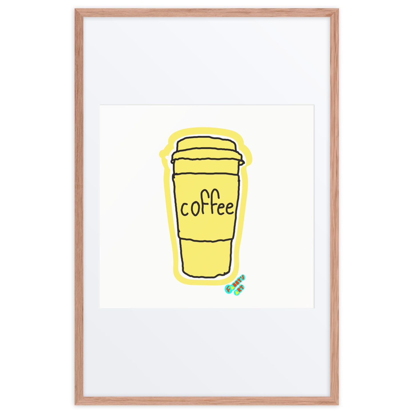 Coffee, Framed poster with Mat