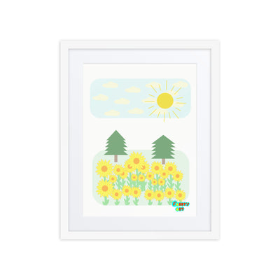 Peace day, Framed poster with Mat