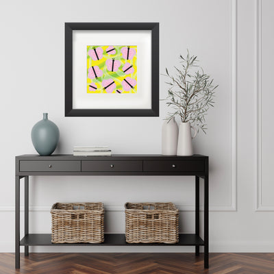 Pink Butterflies Poster