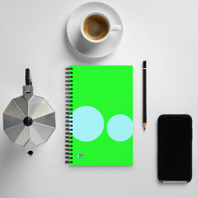 This escalated quickly green spiral notebook