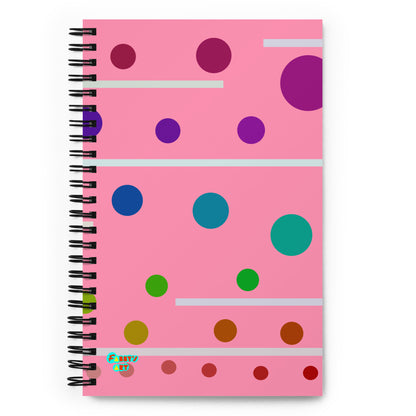 Follow along light pink spiral notebook