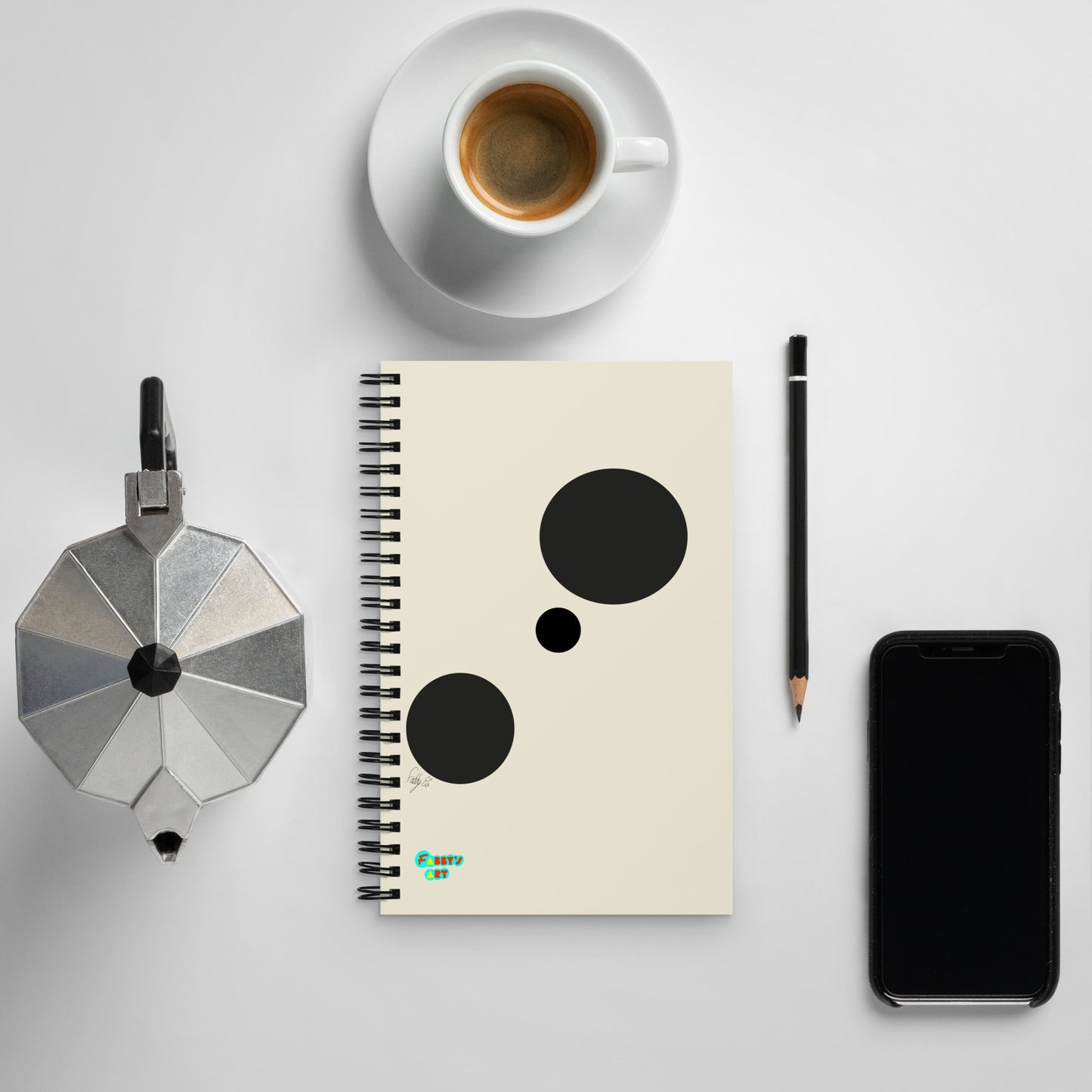 Type A dots spiral notebook