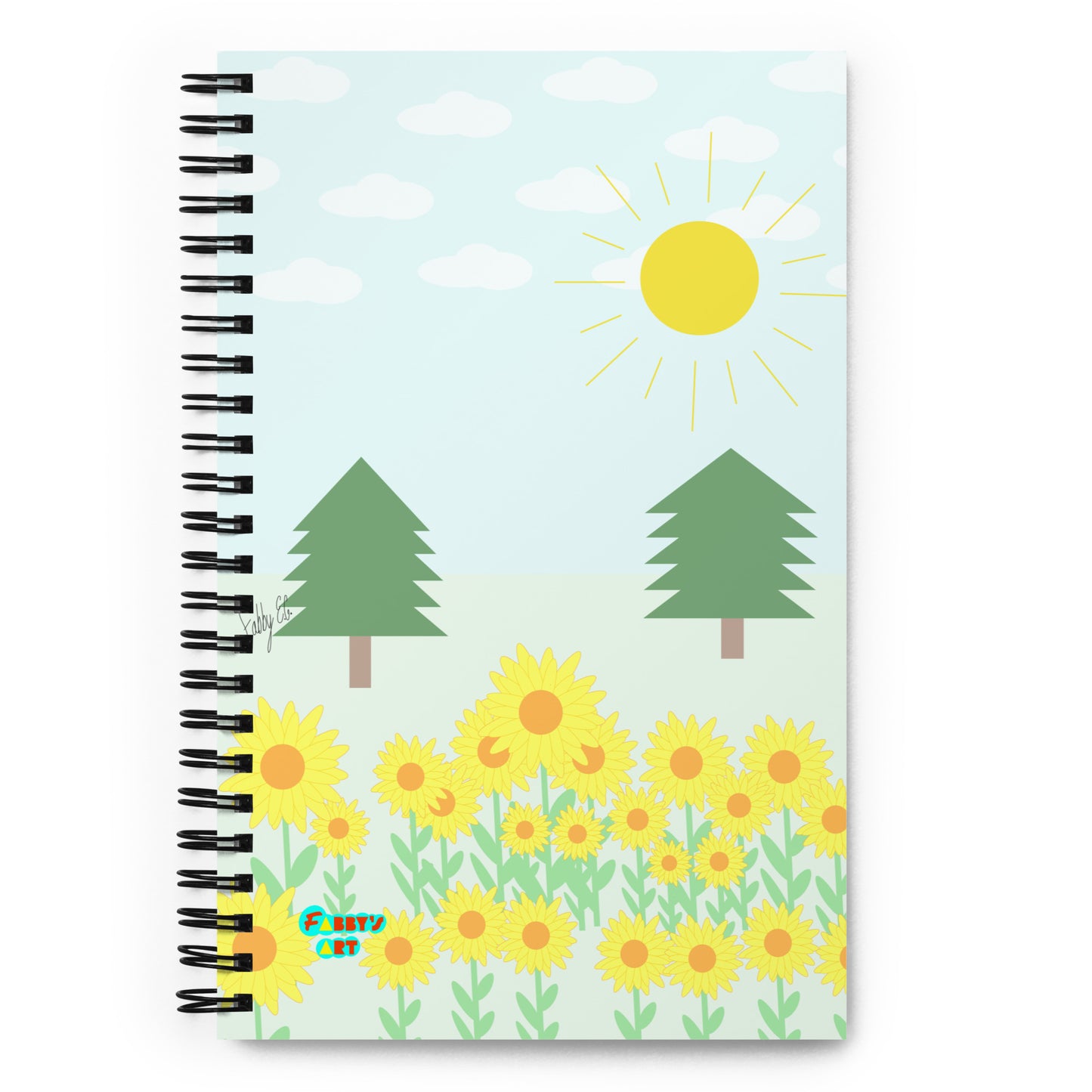 Peace day spiral notebook